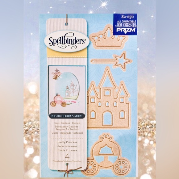 Spellbinders Pretty Princess Die Set - Picture 1 of 2